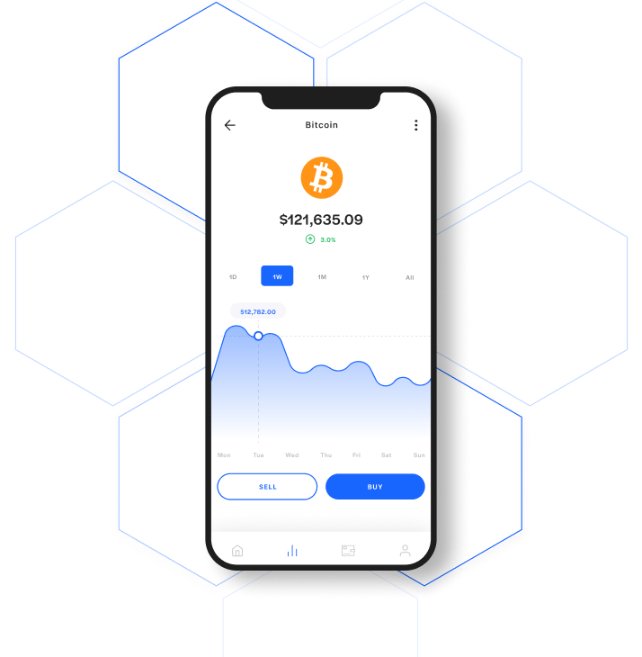 Exchange mobile app interface