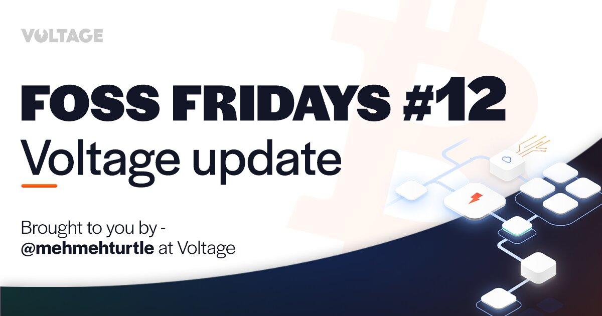 FOSS Friday #12 - Voltage update
