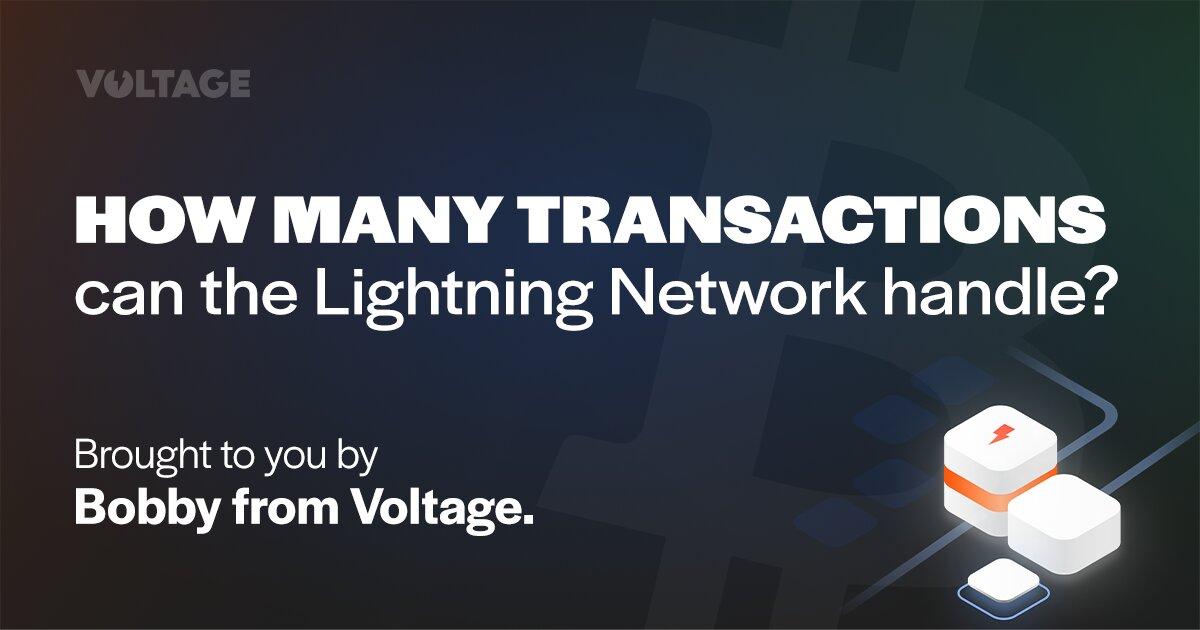 How many transactions can the lightning network handle?