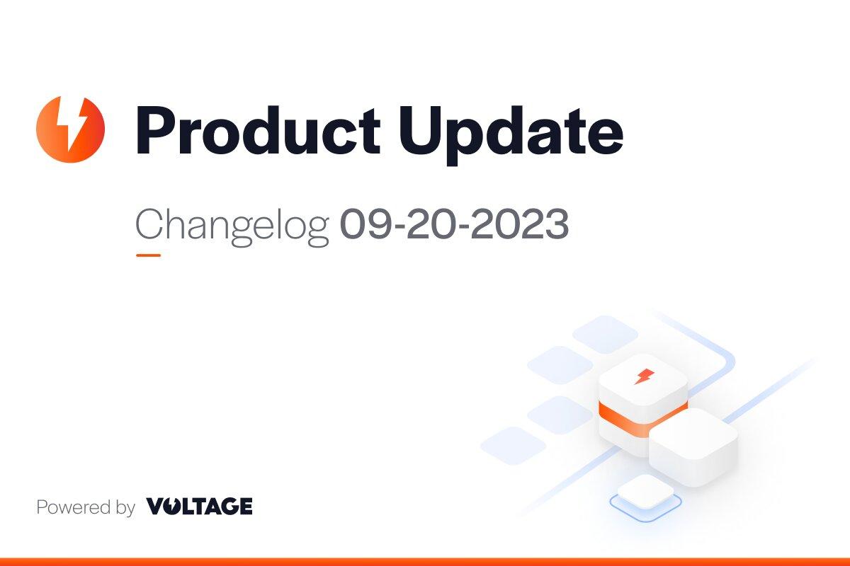 ChangeLog 09/2023